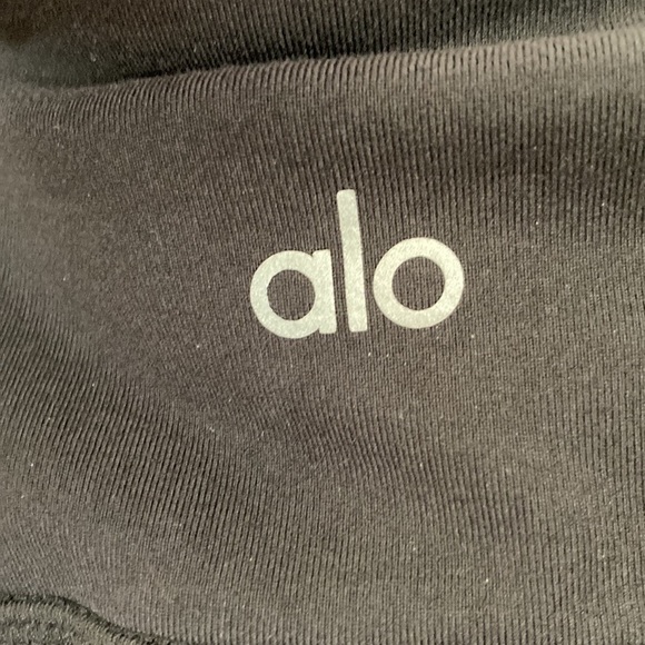 Alo‎ Airbrushed Reflective Leggings Size XS Black White - Picture 4 of 8